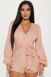 Take Me Dancing Sequin Romper | Dress In Beauty